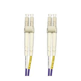 Elfcam Fiber Optic Cable LC/UPC to LC/UPC OM4 Multimode Duplex 50/125um LSZH (2M (6.56ft))