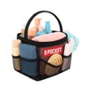 Masirs Mesh Shower Caddy Bag - (9 Pocket) Large Collapsible,