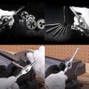BUZIFU 12-Piece Thread Cutting Set Metric Professional Tap Set with