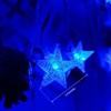 Minetom Blue Star String Lights Plug in - 33 ft