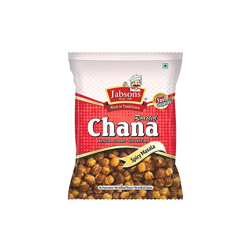 Jabsons - Roasted Chana Chickpeas (3 Pack), 150g x 3