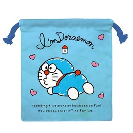 K Company CKC19-IDR Imudoraemon Drawstring Bag, H 8.1 x W 7.1 inches (20.5 x 18 cm)
