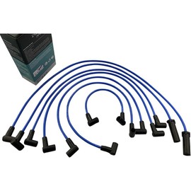 High Performance Spark Plug Wires Compatible with Astro Blazer G10 G20 S10 Blazer G1500 G2500 Jimmy Safari Sonoma Bravada 4.3L V6 1992-1995 Blue