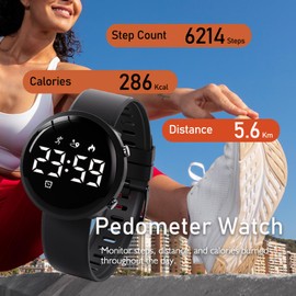 findtime Fitness Tracker without Smartphone Pedometer Watch Digital Watch Women for Calories Distance Step Counter for Walking