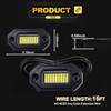 4Pods Metal Bright Pure White LED Rock Lights Kit,Per pod