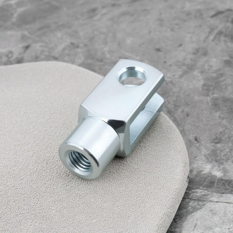 Briny River 2 Pieces M10x1.5 Air Cylinder Rod Clevis End