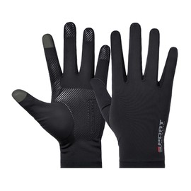 PIROXIS Men's Gloves, For Summer, UV Protection, Cooling Gloves, Thin, Suitable for Summer, Cool Material, UV Protection, Touch Panel Compatible, Breathable, Quick Drying, Anti-Slip, UV Gloves, Sun