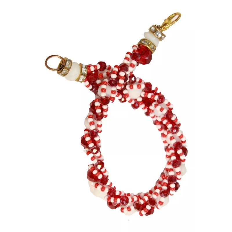 Ilde (pulsera) Tapete Shango (blanco/rojo) X Pieza