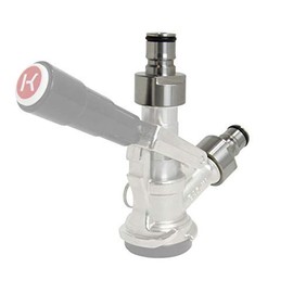 Stainless Steel keg Coupler Ball Lock Posts Adapter,Sankey keg to Ball Lock Quick Disconnect post,Fits to D Type Keg Coupler FPT 5/8 Thread Stainless Steel Gas & Liquid Post for Homebew