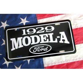 1929 Ford MODEL A  License plate car tag Hot Rod Roadster 29 Coupe Pickup Truck
