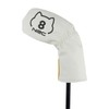 HELLO NRC Golf Headcovers for Putter Black Four-leaf clover golf