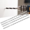 10Pcs Parabolic Drill Bit Good Hardness High Speed Steel Straight