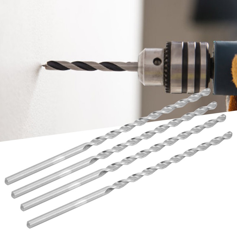 10Pcs Parabolic Drill Bit Good Hardness High Speed Steel Straight