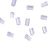 Pandahall 450pcs Clear Soft Plastic Earring Back Stopper