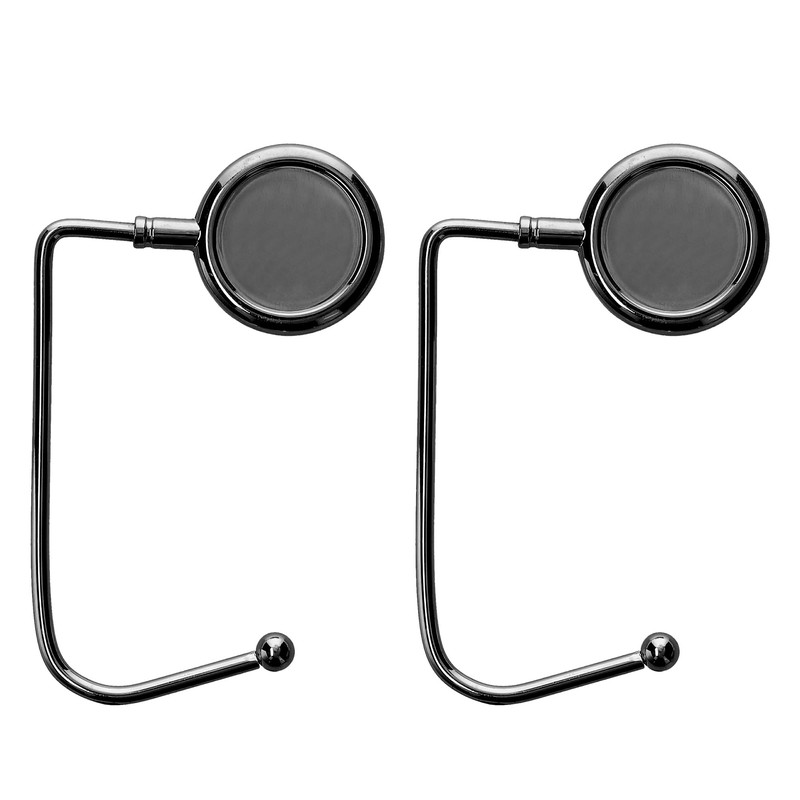 kwmobile 2 x Table Handbag Holder Hook - Non-Slip Bag