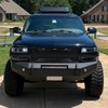 Spec-D Tuning Matte Black Mesh Grille w/LED Lamps Compatible with
