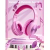 Nabevi Kids Headphones, Childrens Headphones with Microphone, 85dB/94dB Volume Limit,
