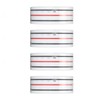 4pcs 1/4 Inch Seam Diagonal Seam Tapes Professional Straight Diagonal