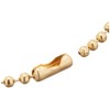 NBK NS227-10T Ball Chain, Gold, Total Length: 5.5 inches (14