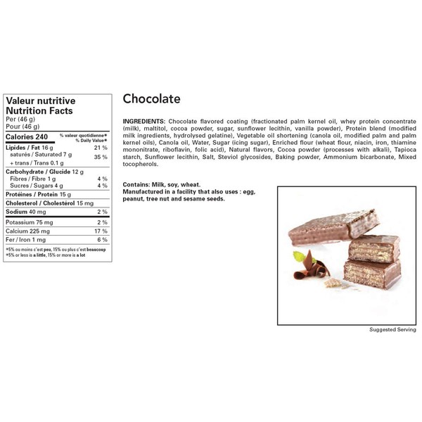 ProtiDiet - Chocolate Protein Wafer Bar