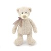 MR VIVICARE 13" White Teddy Bear with Scarf Stuffed Animals