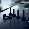 PrecisionGeek M5 x 15mm Flat Knurled Thumb Screws (Set of