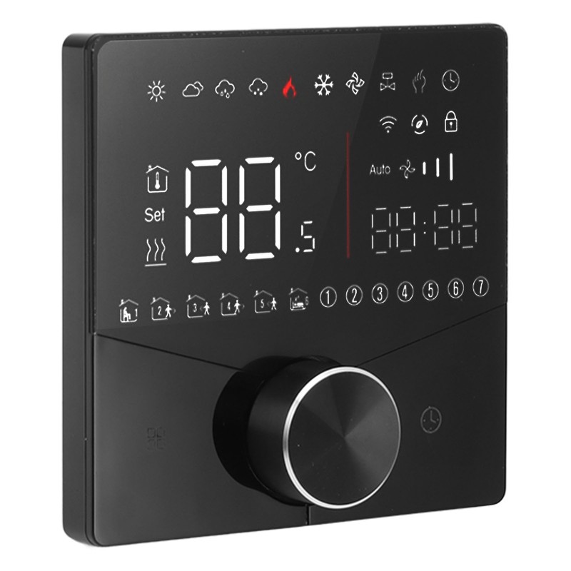 Smart Digital Thermostat LCD Color Display Precise Control Intelligent Temperature