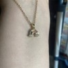 Rainbow 18k Gold Plated Rainbow Necklace & Pendant Minimalistic Gold