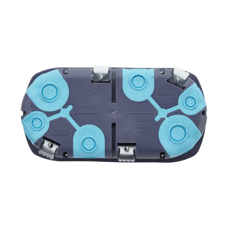 Debflex 718385 Box Enclosure Drywall Stopair 2 Positions, Diameter 67/Depth