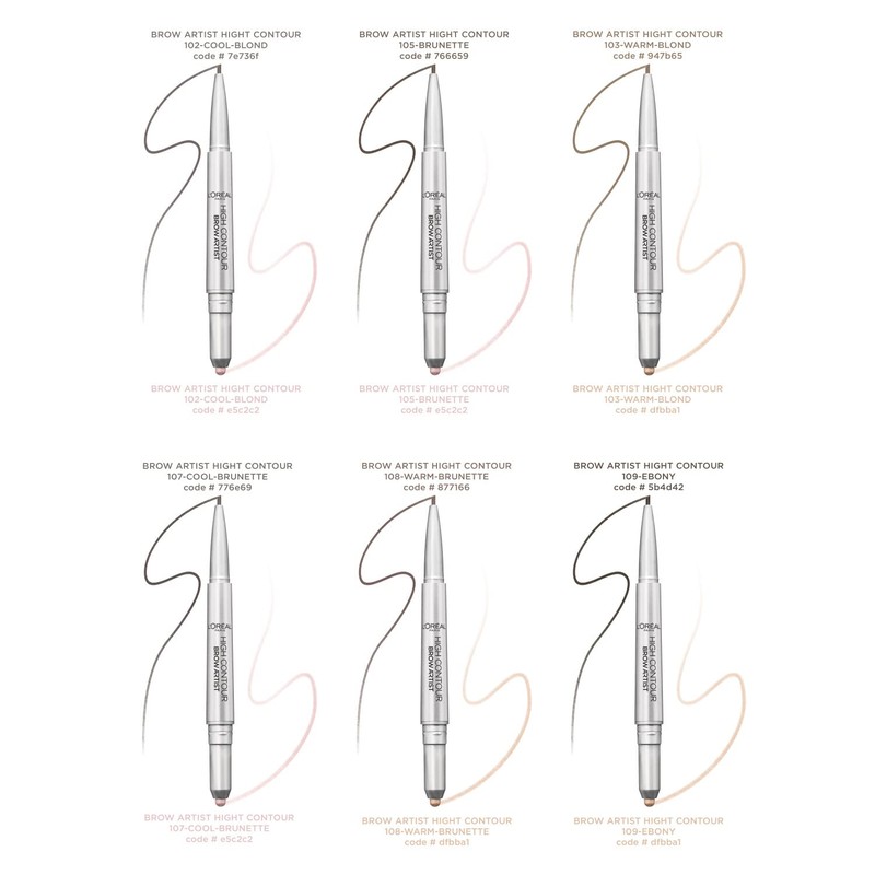 L'Oréal Paris Brow Artist High 2-in-1 Eyebrow Pencil with Colour