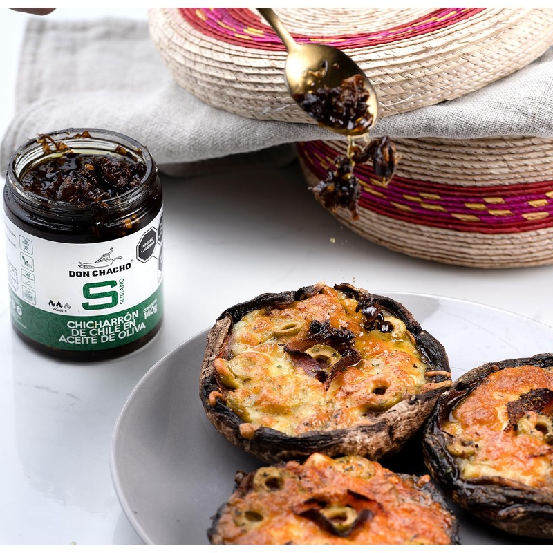 Chicharrón de Chile Serrano en Aceite de Oliva Don Chacho