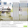 2 Sets (4 Pack) 45inch Adjustable Solar Panel Tilt Mount