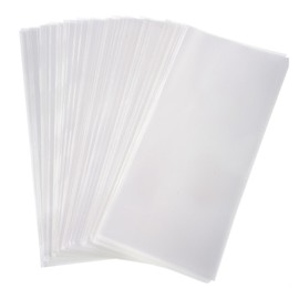 200 Pack 5 by 7 Inches Clear Treat Bags Plastic Cello Bags OPP Cellophane Bag for Bakery, Candy, Soap, Cookie and Valentine Gifts