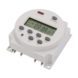 Electronic Timer Digitally Displayed Timer Switch 1S ~ 168h 5VA Small Timer Switch 7 Days Programmable for Electronic Control (5V DC)