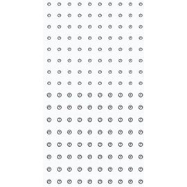 Gaahkai 1650PCS Fake Dermal Piercing Balls, Fake Eyebrow Peircings Stickers for Women Men (10 Sheets)