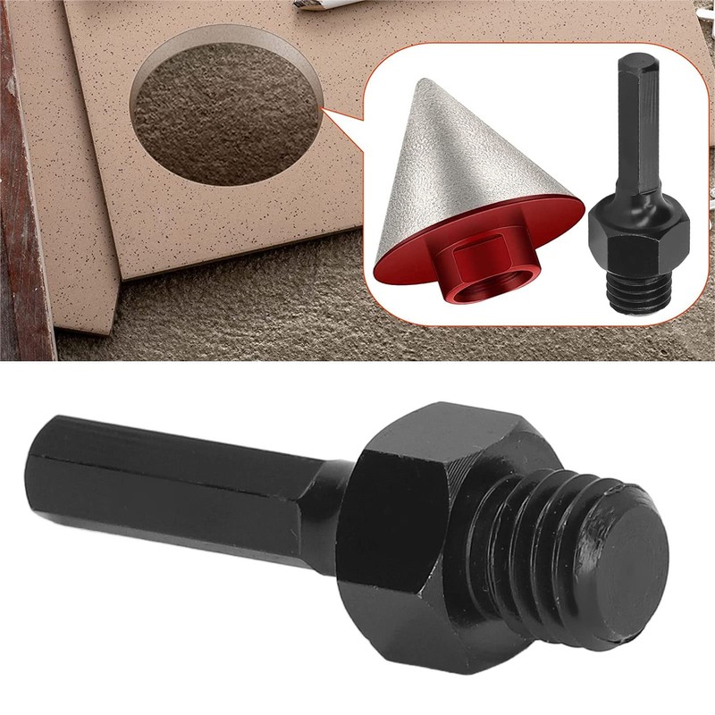 Hex Shank Connecting Rod Adapter, Drill Connecting Rod Converter, Alloy