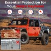 CALBEAU Keyhole Covers for 2007-2018 Jeep Wrangler JK Door, Strong
