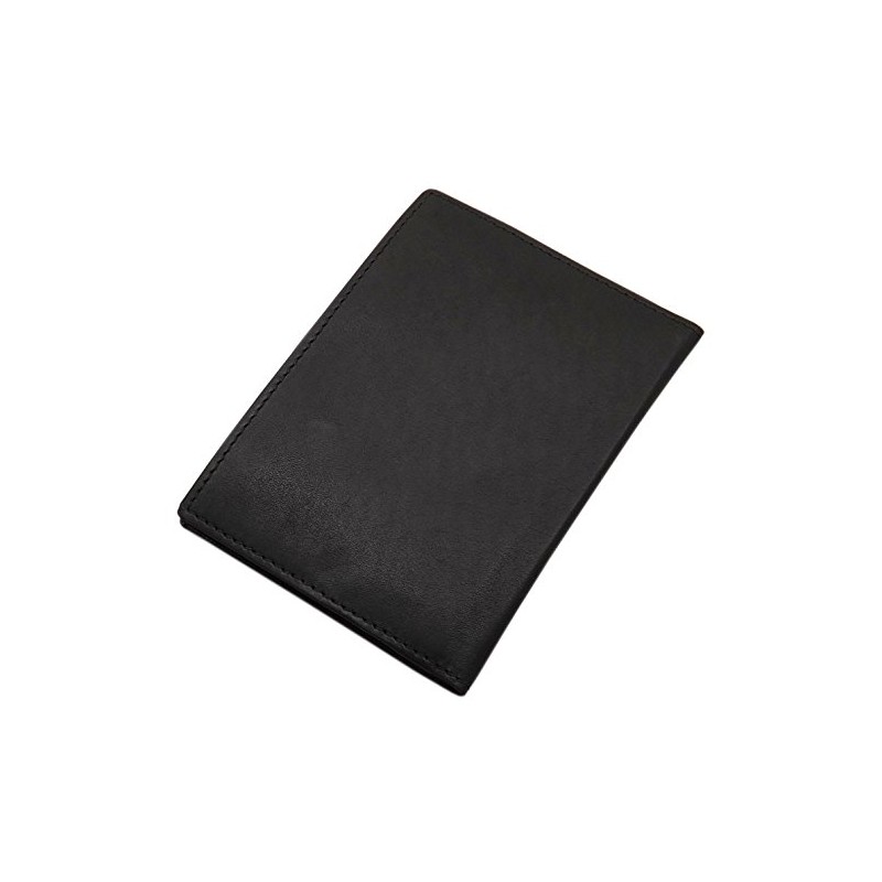 Genuine Leather ID Card Holder with 2 Compartments in Calf