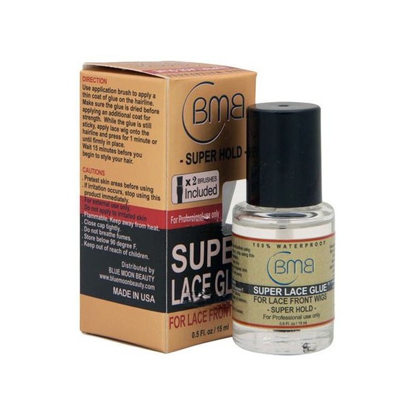 BMB Super Lace Glue Waterproof Super Hold 0.5 Ounce