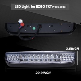 Orle Oko Golf Cart TXT LED Head Tail Light Bar Compatible with EZGO TXT Led Light 1996-2013 Gas and Electric Replace 12V Headlights Taillight Kit Assembly For EZGO TXT Gas and Electric
