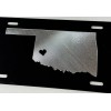 Diamond Etched Products Oklahoma OK State Car Tag Diamond Etched