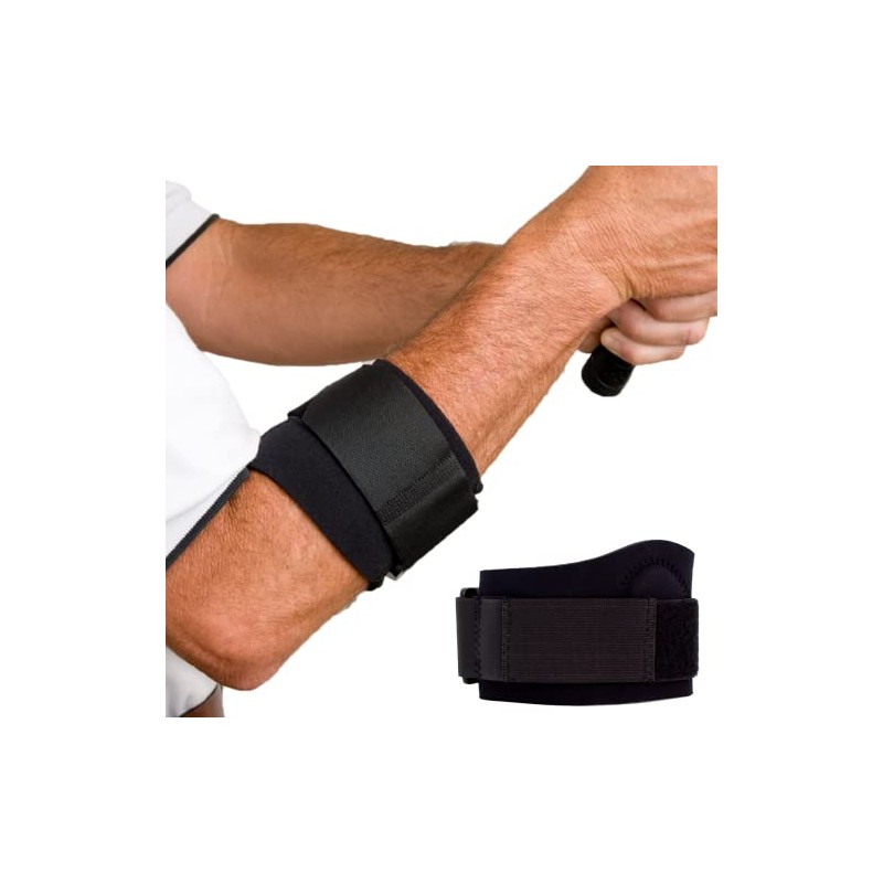 Cho-Pat Black Golfers Elbow Support, X-Large