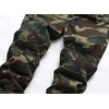 AITITIA Men's Regular Fit Biker Jeans (1544 Camo, 34)