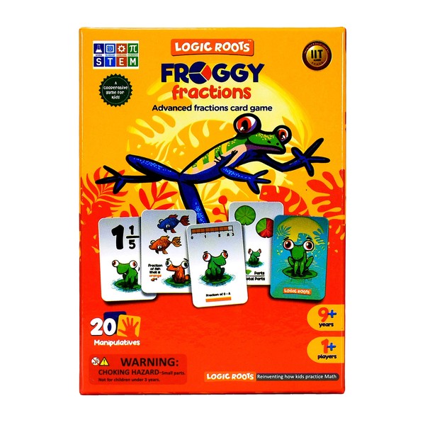 Logic Roots Froggy Fractions Math Games for Fourth Grade and