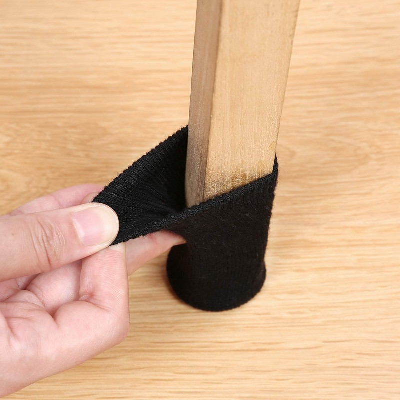 AIRUJIA Chair Leg Socks, Pack of 32, Knitted Furniture Feet,