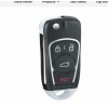 KeyMaster Upgraded Flip Smart REmote Key FOB for Chevy Buick