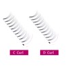 Eyelash Extension Premade Fans Eyelash Extensions C Curl Short Stem