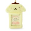 Sanrio Boa Fabric Trading Card Holder, Yellow, Small, pom pom