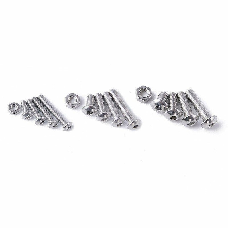 DIGISHUO 1080Pcs M3/M4/M5 304 Stainless Steel Screw Bolts and Nuts