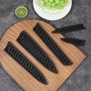Qianyu 5 Pcs Black Knife Sheath Kitchen Safety Knife Covers